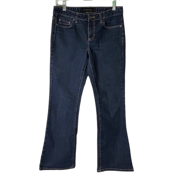 Calvin Klein Denim - CALVIN Klein Womens Flare Leg Jeans Dark Wash Size 6